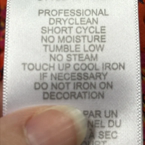 TORY BURCH "Evelina" 100% Cotton Floral Peasant Long SLV Boho/Office Tunic Top 2 - Picture 13 of 16